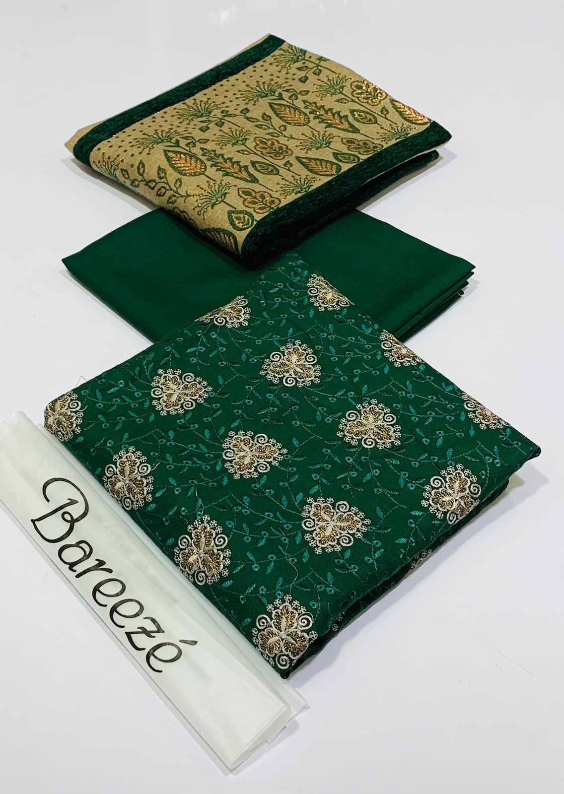 Bareeze Unstitched Embroidered 3PC D-006