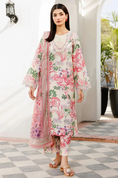 Unstitched Baroque khaddar 3pc